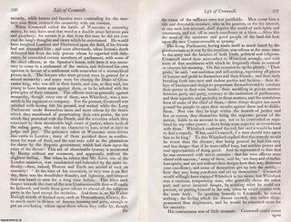 Cromwell Reconsidered: A Life Drawn from Varied Sources. An article printed in 1821, written by Robert Southey. 77 pages.