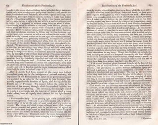 Captain Batty's Peninsular Memories. An article printed in 1823, written by George Procter. 18 pages.