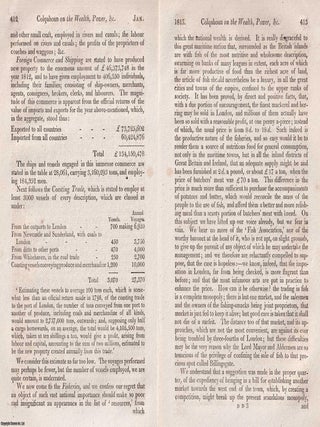 Measuring Empire: Colquhoun on Britain's Wealth and Reach. An article printed in 1815, written by Robert Southey. 35 Pages.