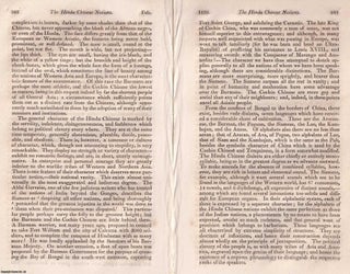 The Hindu-Chinese Nations: Culture, Government, and European Misreadings. An article printed in 1826, written by Sydney Smith. 21 Pages.