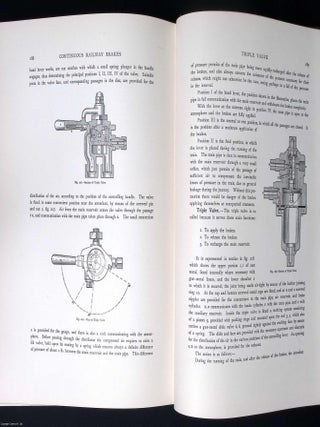Continuous Railway Brakes, 1908. Including a Colour Sectional Diagram showing a Westinghouse Quick-Acting Compressed-Air Brake. A complete section from Modern Power Generators, edited by James Weir French.