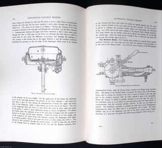 Continuous Railway Brakes, 1908. Including a Colour Sectional Diagram showing a Westinghouse Quick-Acting Compressed-Air Brake. A complete section from Modern Power Generators, edited by James Weir French.