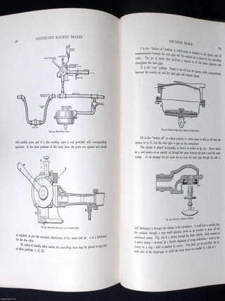 Continuous Railway Brakes, 1908. Including a Colour Sectional Diagram showing a Westinghouse Quick-Acting Compressed-Air Brake. A complete section from Modern Power Generators, edited by James Weir French.