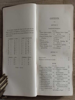 Handbook for Travellers in Algeria and Tunis. Algeriers, Oran, Constantine, Carthage, etc. by Sir R. Lambert Playfair.
