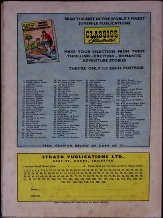 The Virginian by Owen Wister. Classics Illustrated Issue #70. First printed c.1959.
