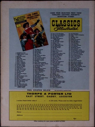 The Queen of Spades by Alexander Pushkin. Classics Illustrated Issue #157. First printed c.1962.