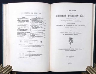 Miscellanea Palatina : Consisting of Genealogical Essays illustrative of Cheshire and Lancashire Families, and of a Memoir on the Cheshire Domesday Roll, compiled from Original Authorities ; the Lancashire House of Le Noreis or Norres ; and other related material.