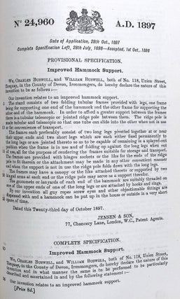 Specifications of Inventions, 1897. Vol CXXV, Nos 24,801-25,000.