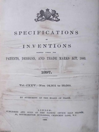Specifications of Inventions, 1897. Vol CXXV, Nos 24,801-25,000.