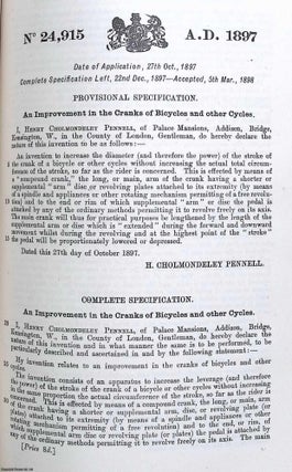 Specifications of Inventions, 1897. Vol CXXV, Nos 24,801-25,000.