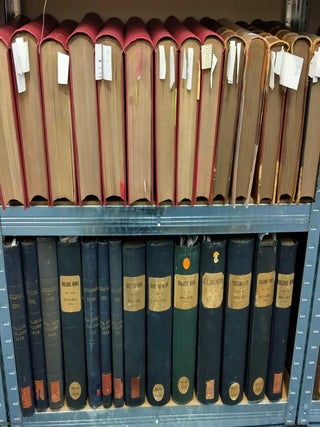 The Architect & Building News, 1926-1942. A long run of 43 volumes, between v115 and v172 (see details for specific volumes). Priced as a collection.