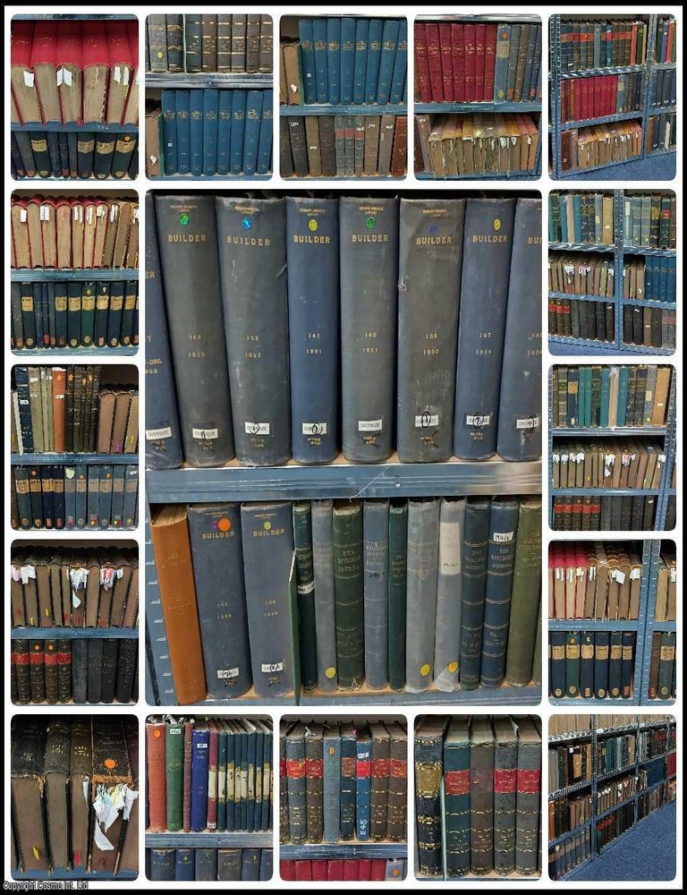 Item #375728 The Architect & Contractor Reporter, 1903-1914. A long run of 18 volumes, between v69 and 92 (see details for specific volumes). Priced as a collection. THE ARCHITECT, ENGINEER CONTRACTOR REPORTER : FOR THE ARCHITECT, CONSTRUCTOR, ARCHAEOLOGIST, ART-LOVER.