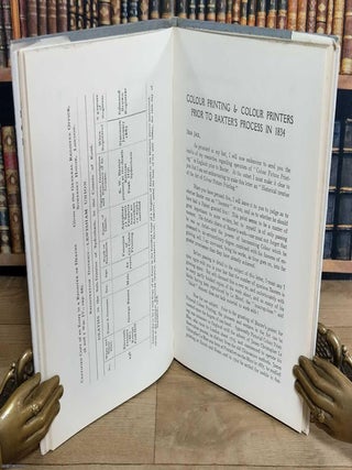 Baxter Colour Prints : Their History & Methods of Production; and other interesting matter relating to Operators of Processes skin to his Methods. Together with Baxter & Le Blond Auction Records for 1917-18. By H.G. Clarke. Published by Maggs Bros., 1919.
