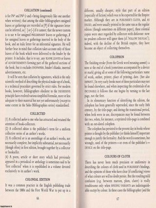 ABC for Book Collectors. 7th Edition. By John Carter. Revised by Nicolas Barker.