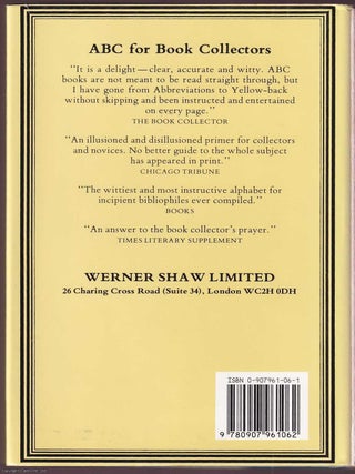 ABC for Book Collectors. 7th Edition. By John Carter. Revised by Nicolas Barker.