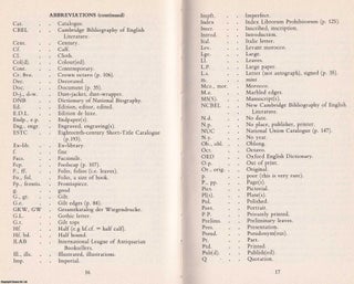 ABC for Book Collectors. 7th Edition. By John Carter. Revised by Nicolas Barker.