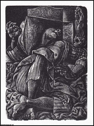 In Zenoburg. By Giuseppe O. Longo. Translated by David Mendel. Wood engravings by Peter Forster. PRIVATE PRESS BOOKLET.