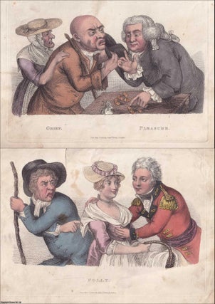 The Passions, Humourously Delineated by Timothy Bobbin. 15 Hand Coloured Plates from the famous 1810 edition. Printed for Edward Orme, by J. Hayes, Westminster.