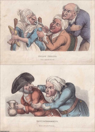 The Passions, Humourously Delineated by Timothy Bobbin. 15 Hand Coloured Plates from the famous 1810 edition. Printed for Edward Orme, by J. Hayes, Westminster.