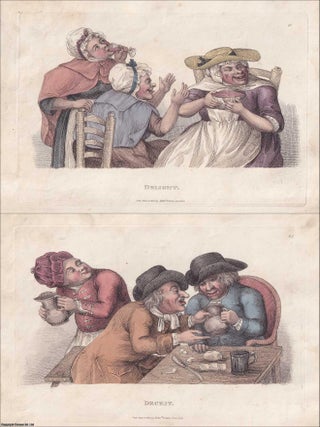 The Passions, Humourously Delineated by Timothy Bobbin. 15 Hand Coloured Plates from the famous 1810 edition. Printed for Edward Orme, by J. Hayes, Westminster.