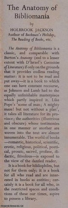 The Anatomy of Bibliomania