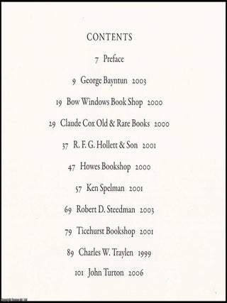 English Country Bookshops. Being a Further Part of a Pictorial Record of The Antiquarian Book Trade : Portraits & Premises.