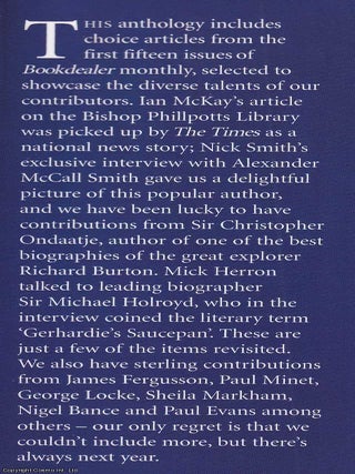 Fully Booked. Bookdealer Anthology. Volume One.