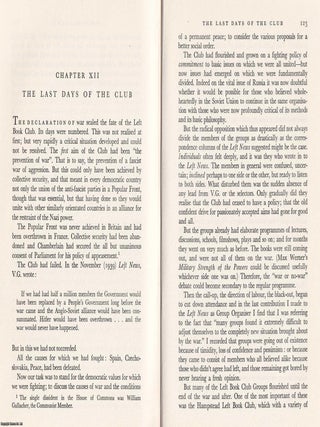 The Left Book Club : An Historical Record.