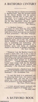 A Batsford Century : The Record of a Hundred Years of Publishing and Bookselling 1843-1943.