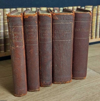 Asprey's Luxury 5 Volume Set : Asprey's Gazetteer of the World; Familiar English Quotations; Concise Pocket Encyclopedia; Classical Dictionary; Familiar French Quotations & Proverbs. 5 Volume Set of Reference Books with the Asprey & Co, Bond Street, London Imprint.