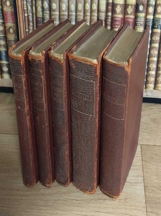Asprey's Luxury 5 Volume Set : Asprey's Gazetteer of the World; Familiar English Quotations; Concise Pocket Encyclopedia; Classical Dictionary; Familiar French Quotations & Proverbs. 5 Volume Set of Reference Books with the Asprey & Co, Bond Street, London Imprint.