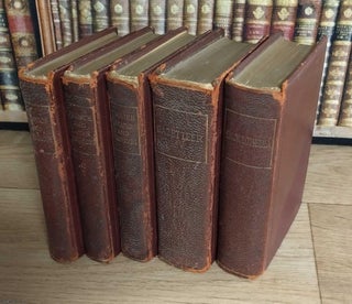 Asprey's Luxury 5 Volume Set : Asprey's Gazetteer of the World; Familiar English Quotations; Concise Pocket Encyclopedia; Classical Dictionary; Familiar French Quotations & Proverbs. 5 Volume Set of Reference Books with the Asprey & Co, Bond Street, London Imprint.
