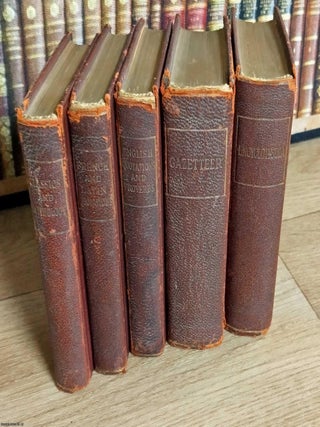 Asprey's Luxury 5 Volume Set : Asprey's Gazetteer of the World; Familiar English Quotations; Concise Pocket Encyclopedia; Classical Dictionary; Familiar French Quotations & Proverbs. 5 Volume Set of Reference Books with the Asprey & Co, Bond Street, London Imprint.