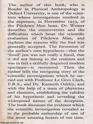 The Piltdown Forgery.
