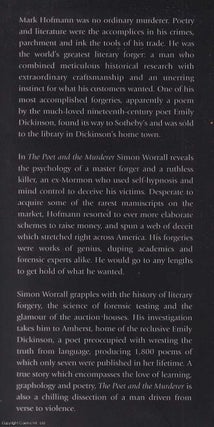 The Poet and the Murderer. A true Story of Verse, Violence and the Art of Forgery : Mark Hofmann.
