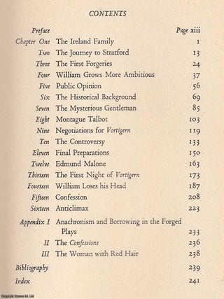 The Fourth Forger. William Ireland and the Shakespeare Papers.