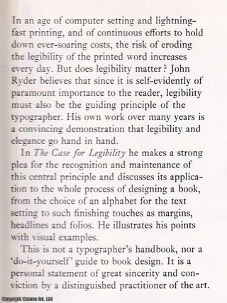 The Case for Legibility.