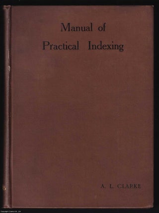 Manual of Practical Indexing.