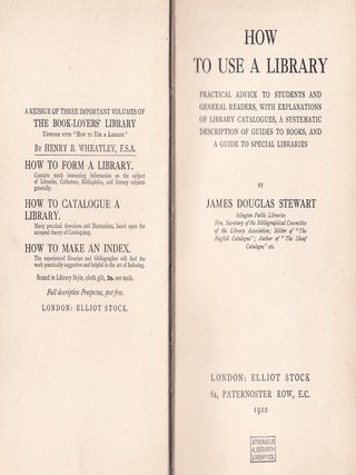 How to Use a Library.