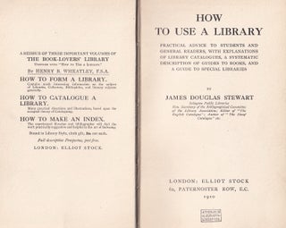How to Use a Library.