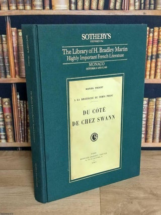 The Library of H. Bradley Martin : Highly Important French Literature. Sothebys, Monaco October. FRENCH LITERATURE.
