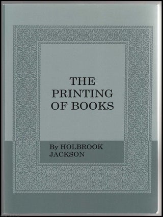 The Printing of Books.