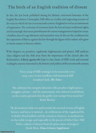 Liberty Against the Law. Some 17th Century Controversies.