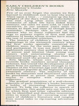 Early Children's Books : A Collector's Guide.