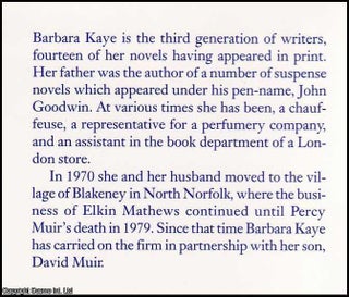 Second Impression. Rural Life with a Rare Bookman : Elkin Mathews Booksellers 1945-1955.