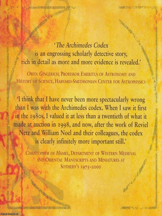 The Archimedes Codex : Revealing the Secrets of the World's Greatest Palimsest.