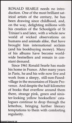 Slightly Foxed - but still desirable. Ronald Searle's Wicked World of Book Collecting