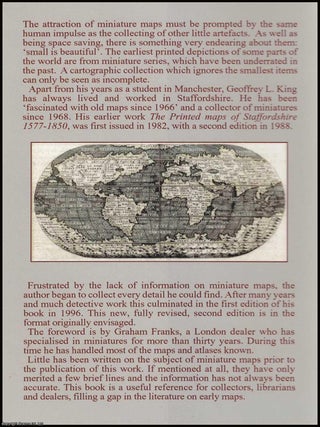 Miniature Antique Maps : An Illustrated Guide for the Collector.