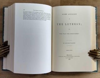 The Origins of Anesthesia. A Compendium volume with a collection of 12 reprints about anesthesia dated from 1824 to 1861.