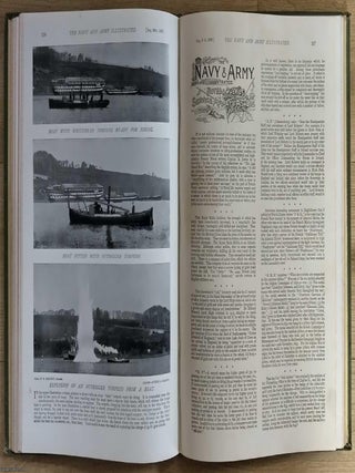 The Navy & Army Illustrated. Volume 4, No.38 May to No.48 Oct. 1897 inclusive, & Nelson and Trafalger Special Issue.